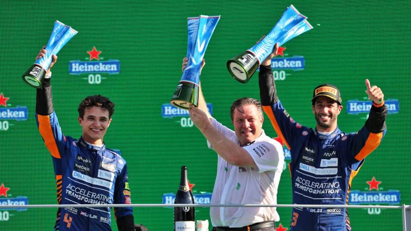 Ricciardo Norris Verstappen
