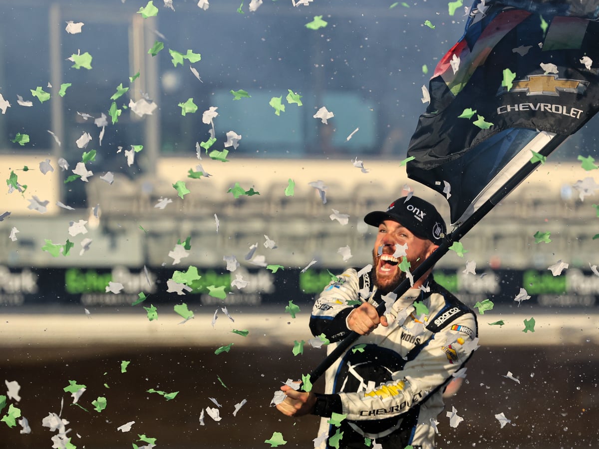 After final-lap chaos, Ross Chastain wins his first Cup race at COTA