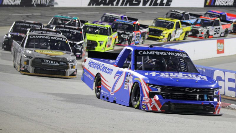 William Byron leads NASCAR Truck Series Martinsville Speedway