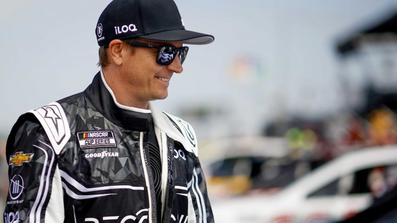 Kimi Raikkonen NASCAR Cup debut
