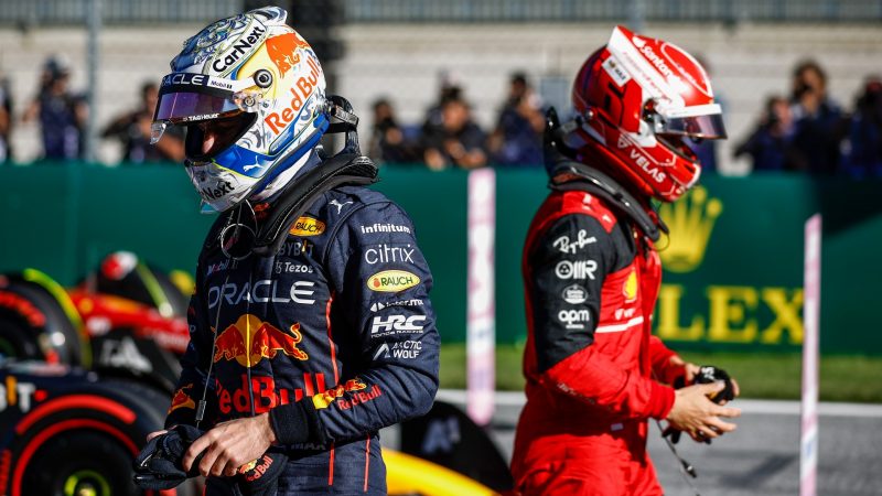 Verstappen Leclerc F1 2022