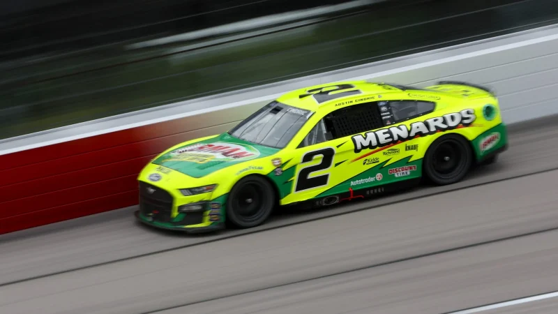 Austin Cindric Darlington Cup practise