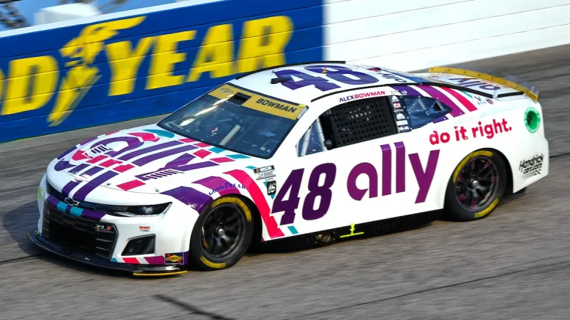 Alex Bowman miss Charlotte Roval