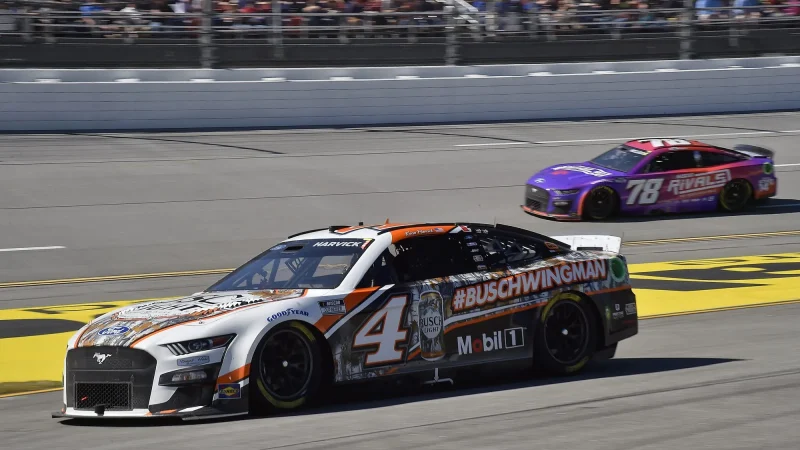 Harvick Stewart Haas Racing NASCAR penalty
