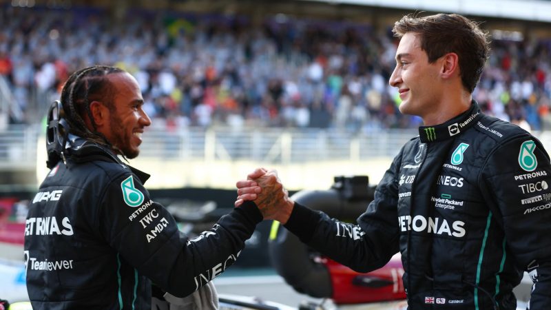 Russell Hamilton brazilian grand prix 2022