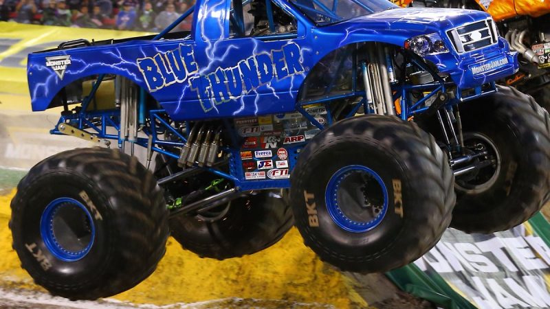 Blue Thunder Shirt Hoodie Racing Uniform Clothes Monster Jam Sweatshirt Zip Hoodie Sweatpant