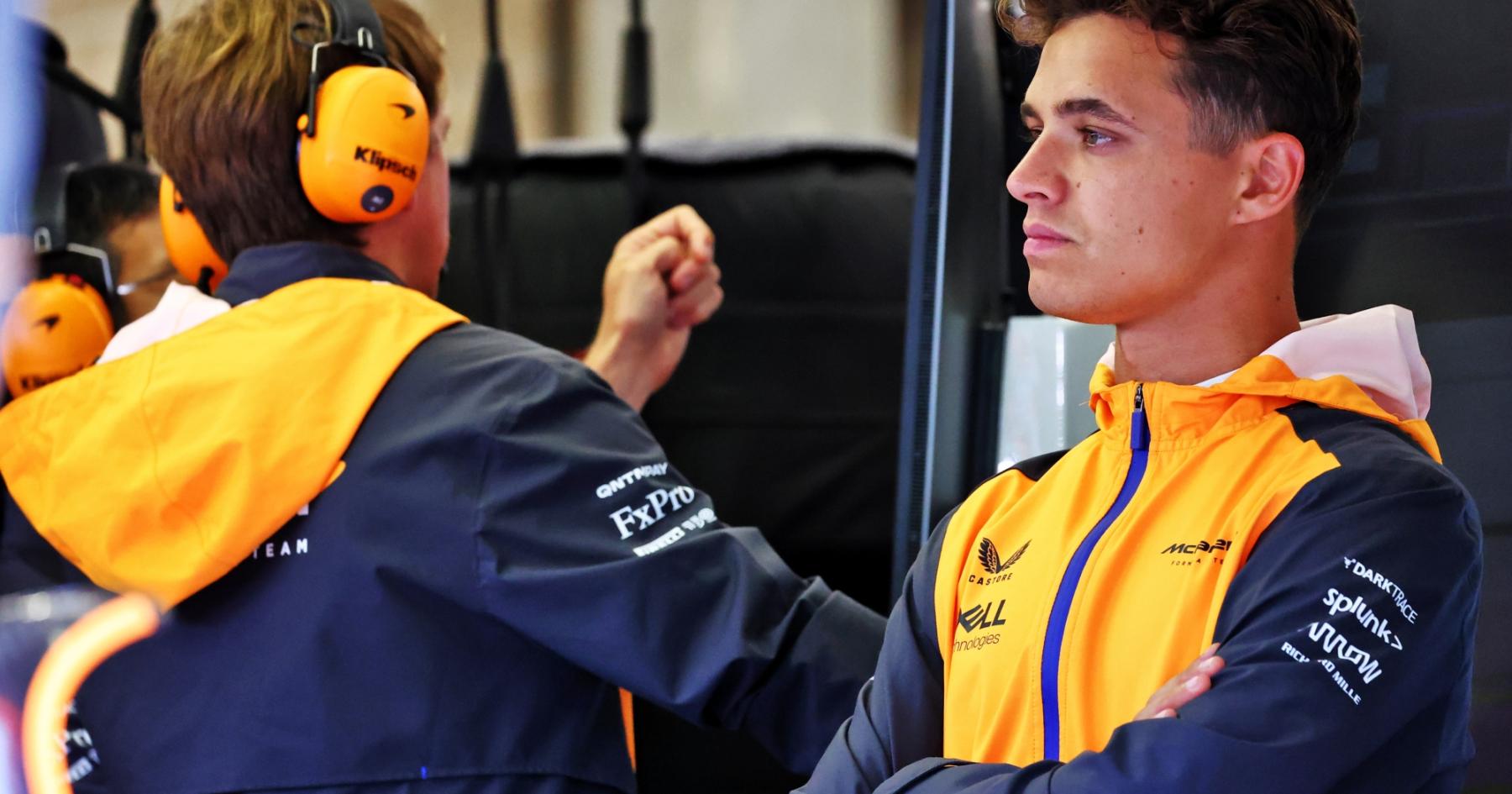 McLaren gets the track action started with Norris and Piastri