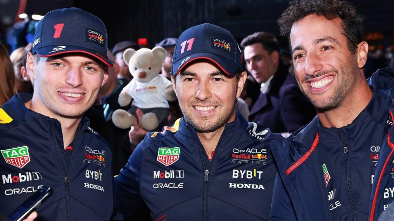 Daniel Ricciardo Sergio Perez Red Bull Racing