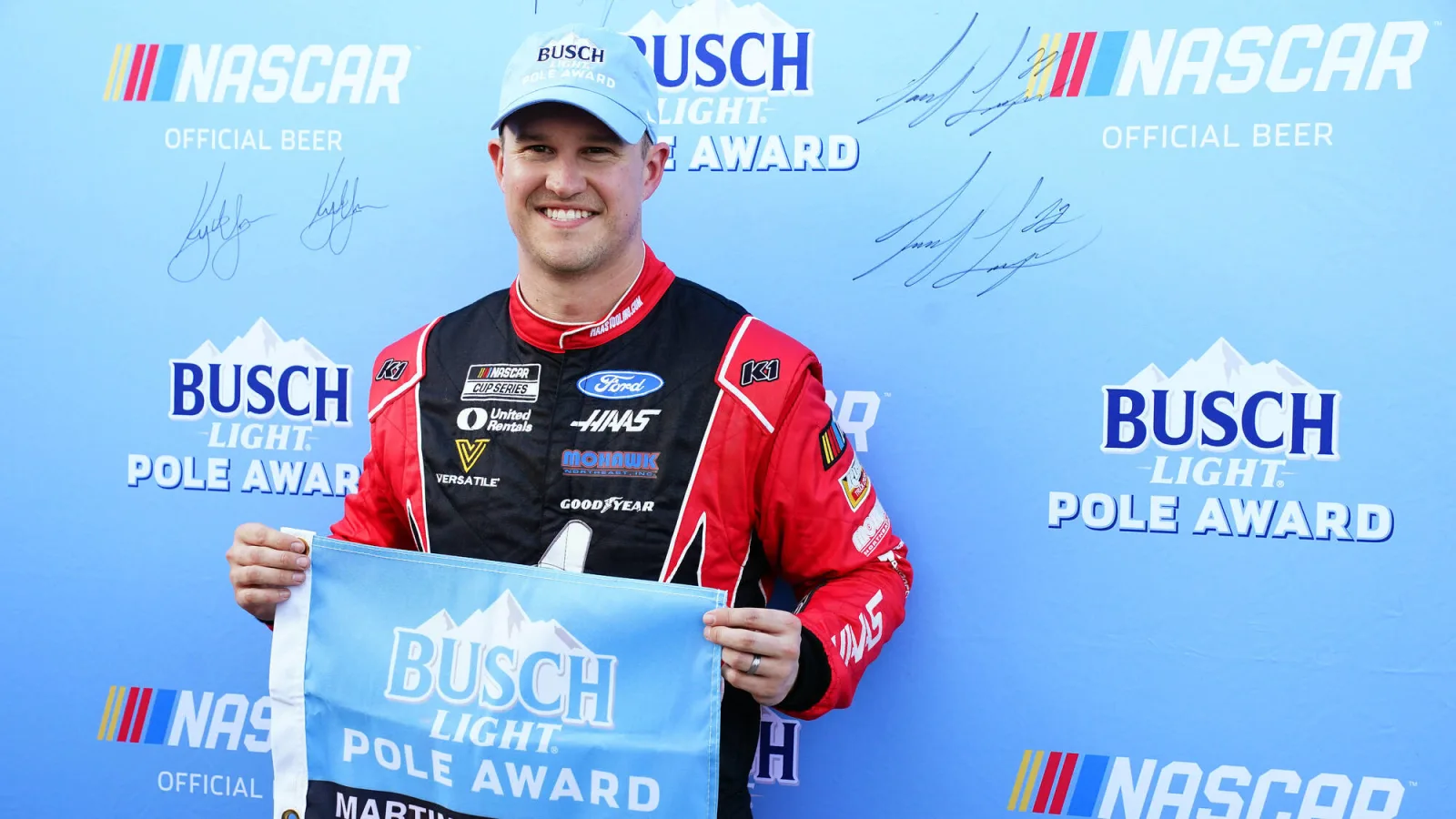 Preece wins his first NASCAR Cup pole of his career in Martinsville